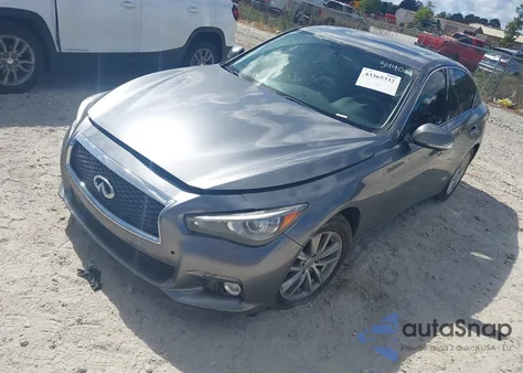 2016 Infiniti Q50 3.0T Premium из США, поврежденный, VIN JN1EV7AR3GM344019